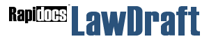 Rapidocs LawDraft logo